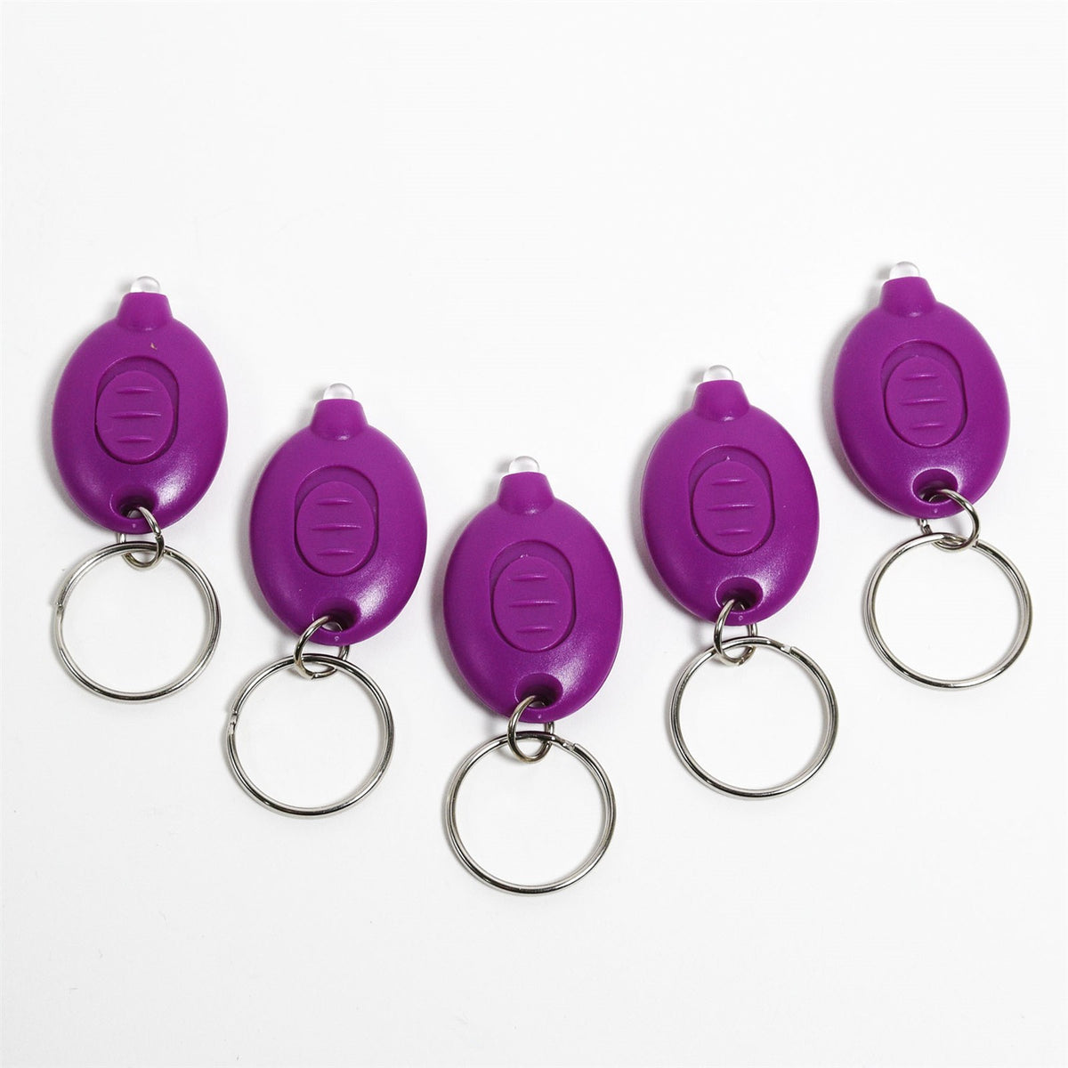 5 Pack UV Blacklight Mini Keychain Flashlights - Ultraviolet LED