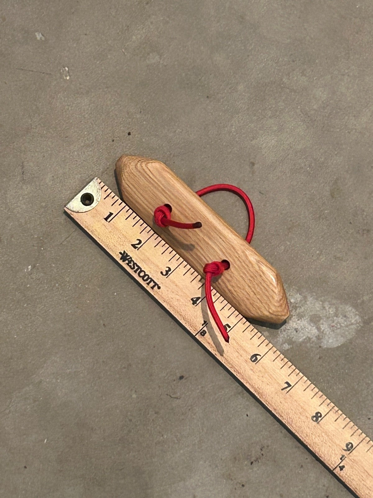 Handmade Japanese Massage Stick - 6 Inch Hickory Training Weapon