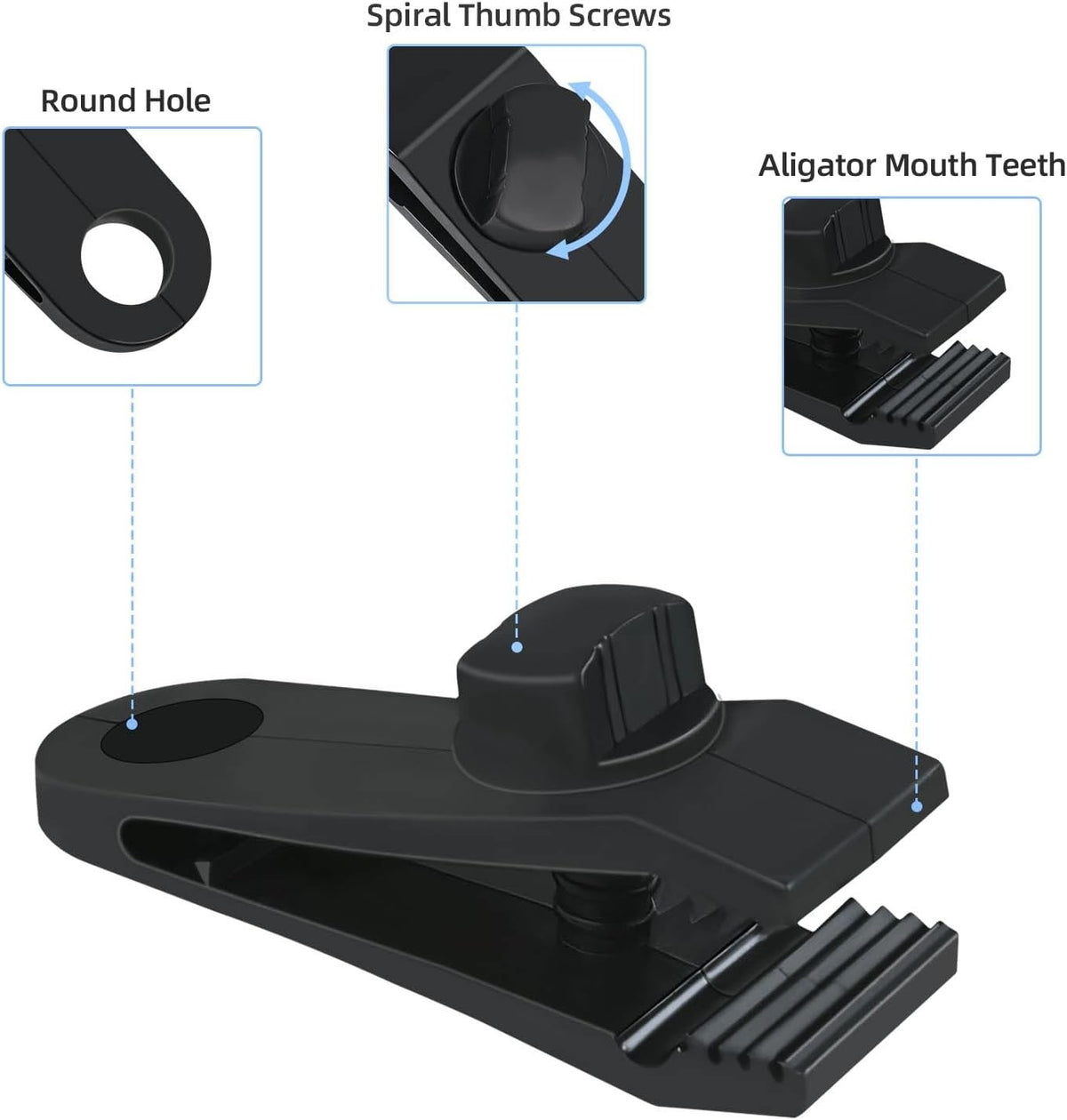 Heavy Duty Tarp Clips Set for Pool Car Boat Covers - Lock Grip Fasteners