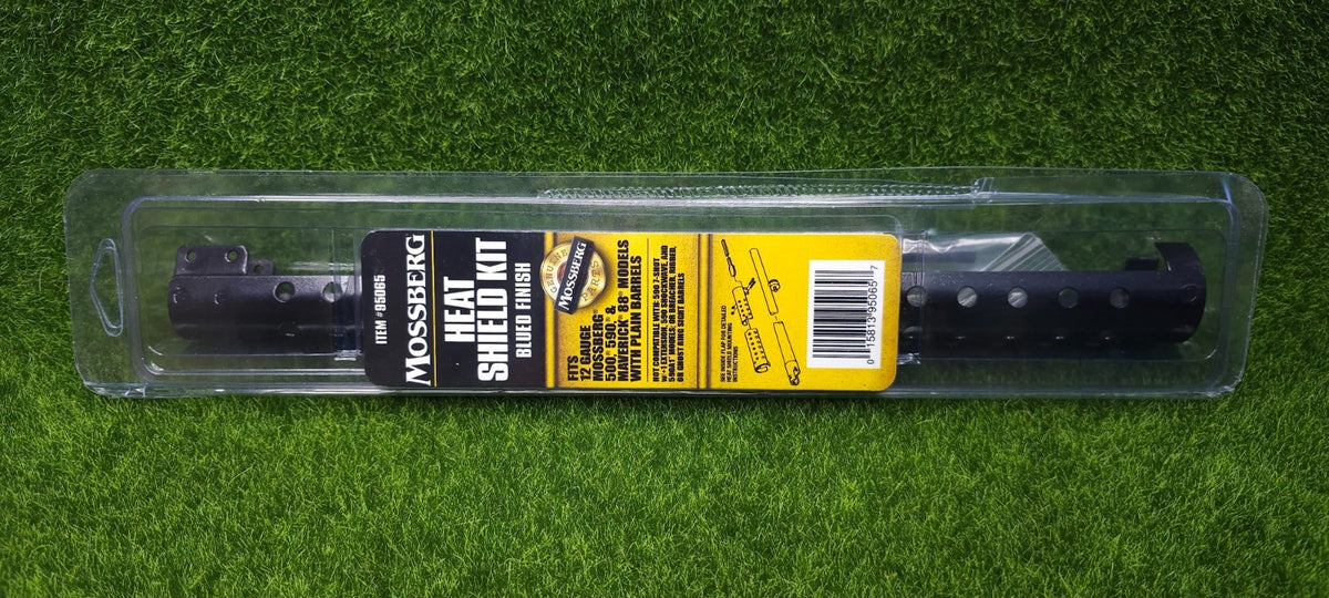 Shotgun Heat Shield for Mossberg 500/590 12 Gauge - Non-Vent Rib, Black