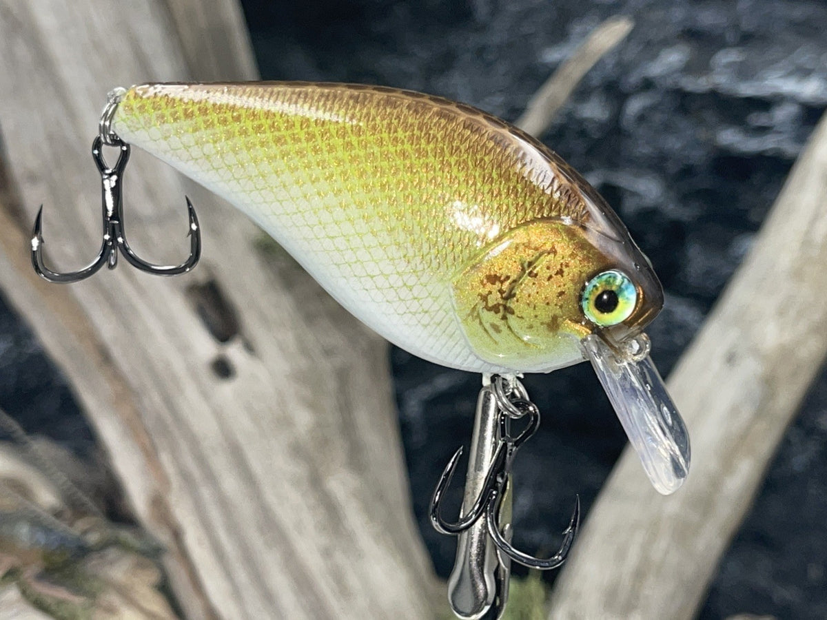 3.15 Inch Square Bill Crankbait - Custom Copper Color Fishing Lure