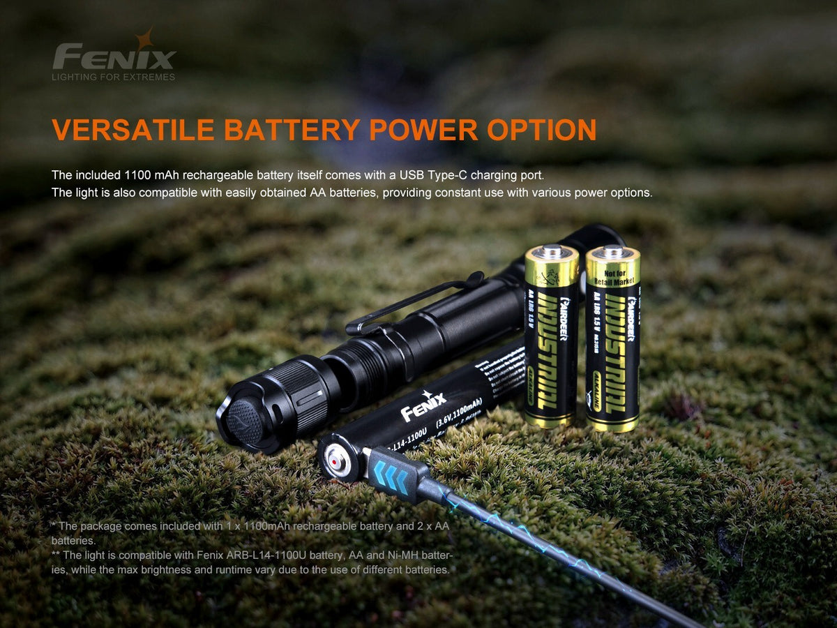 Rechargeable LED Flashlight 800 Lumens, Waterproof & Compact