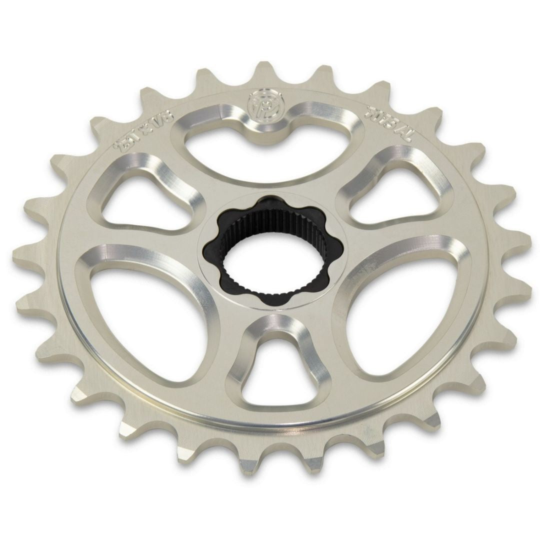 Spline Drive Bicycle Sprocket 28T 22mm Aluminum Polished Bike Part