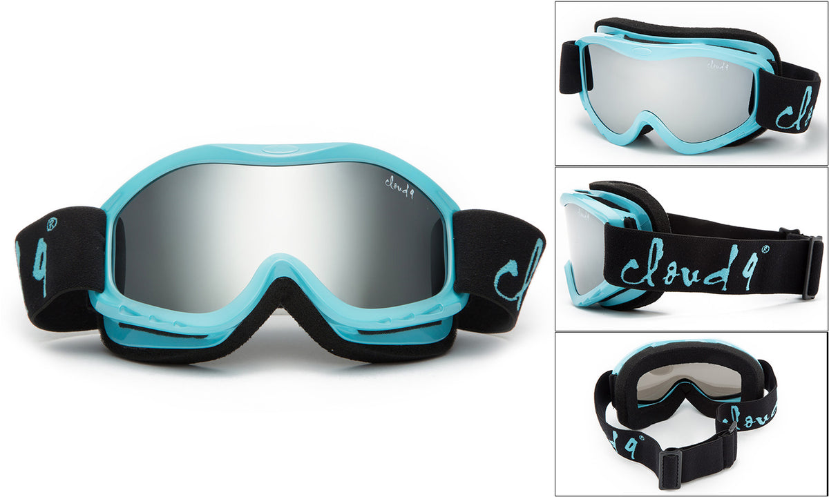 Kids Snow Ski Goggles Dual Lens Youth Ski Goggle with Pouch - Multiple Colors