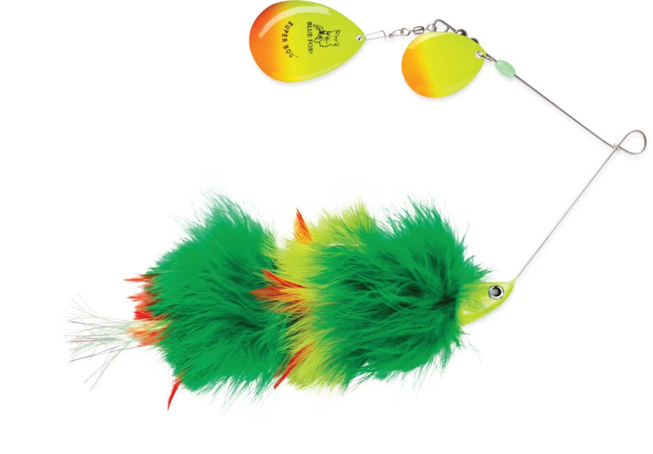 2 oz. Spinnerbait Fishing Lure Multiple Colors - Blue Fox Super Bou Discontinued