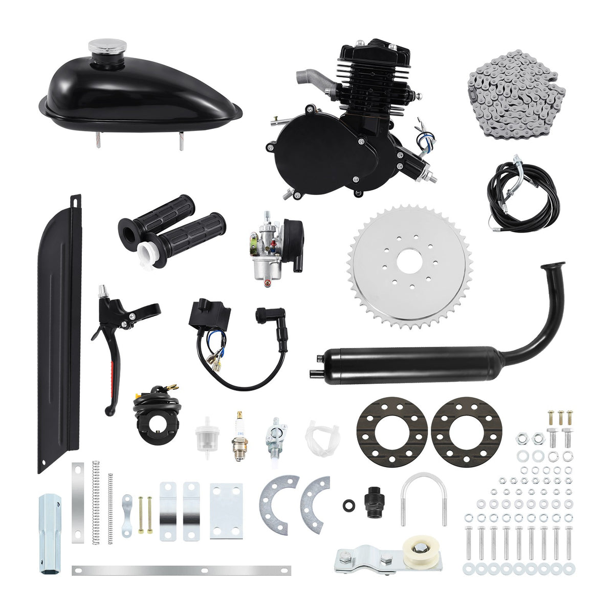 2-Stroke Engine Motor Kit for Motorized Bicycle - 80cc, 100cc, 110cc