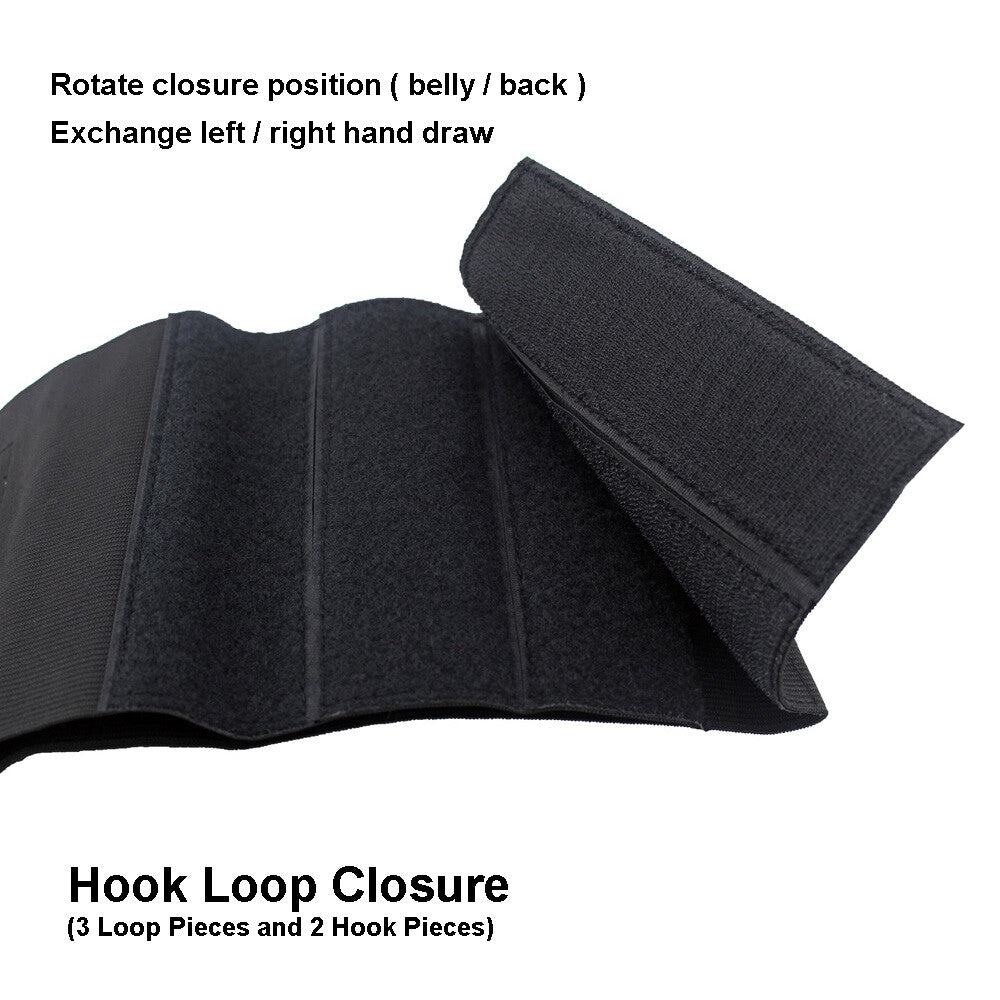 Concealed Carry Belly Holster for Pistols & Magazines - Fits 38-48" Waist