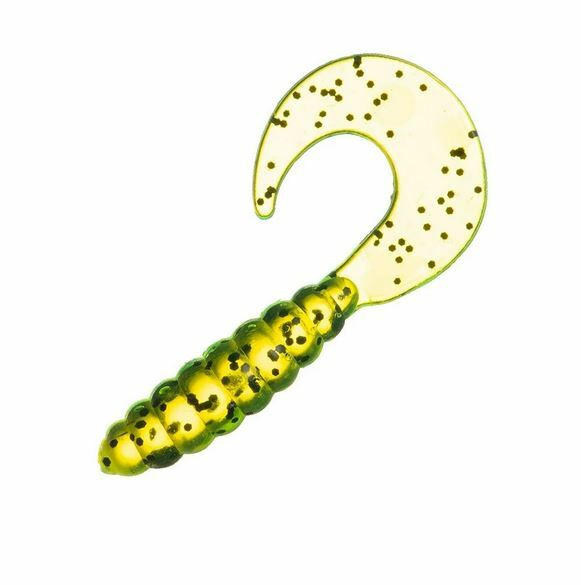 Artificial Soft Plastic Grubs for Fishing - 2 Inch, 100 Pack, Multiple Colors