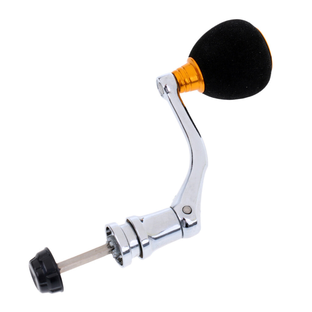 Full Metal Fishing Reel Handle with Knob Replacement for Spinning Reels