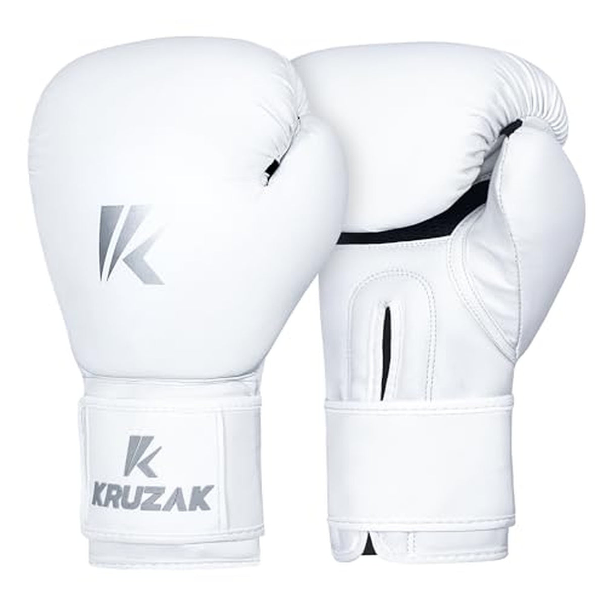 Boxing Gloves for Men & Women, Kickboxing Muay Thai Training, 14 oz White