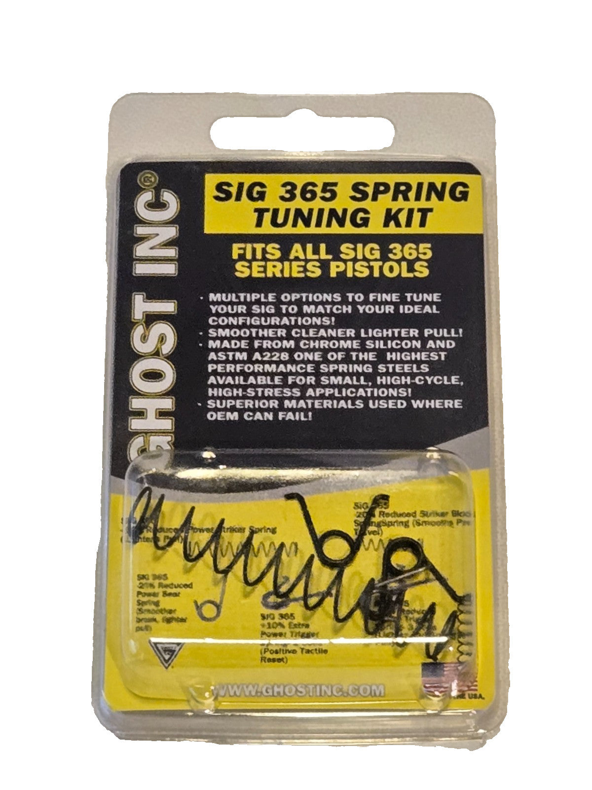 Spring Kit for Sig P365 P365XL P365X Micro Comp Trigger Tuning
