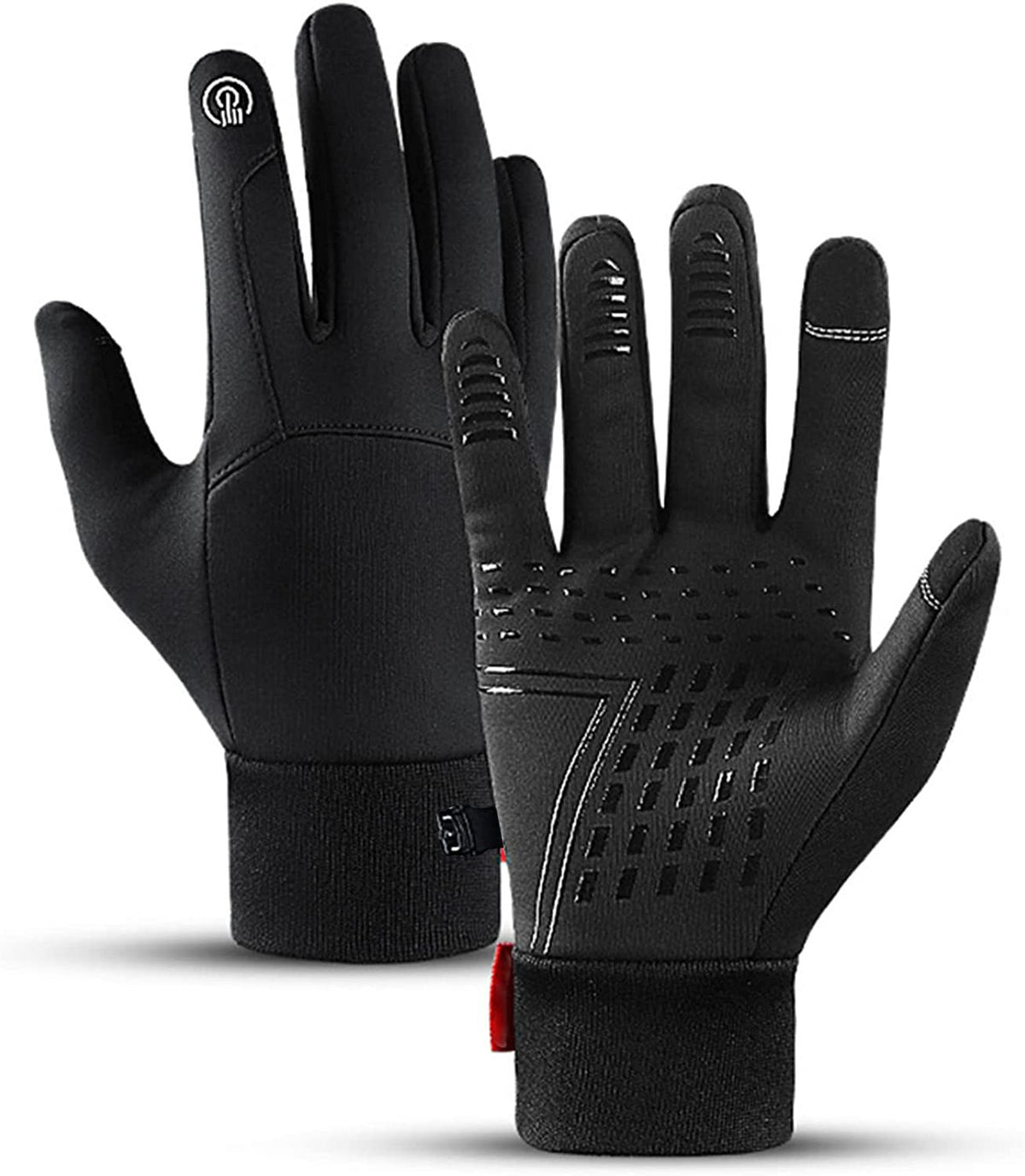 Waterproof Touch Screen Winter Gloves - Thermal Windproof Mittens for Men & Women