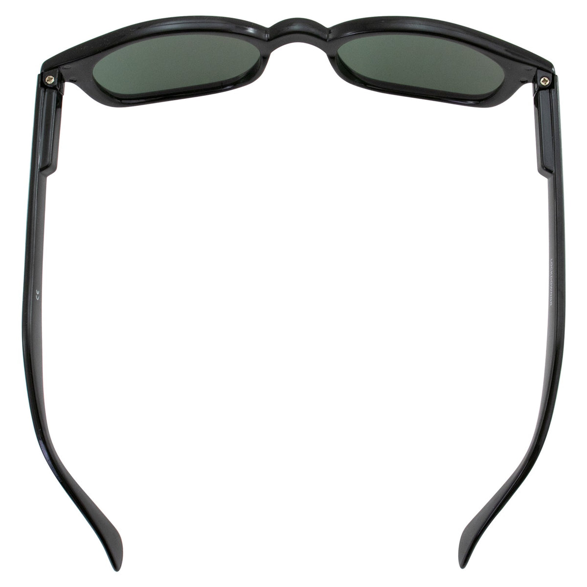 Motorcycle Sunglasses Black Frames Green Lenses UV400 Protection with Pouch