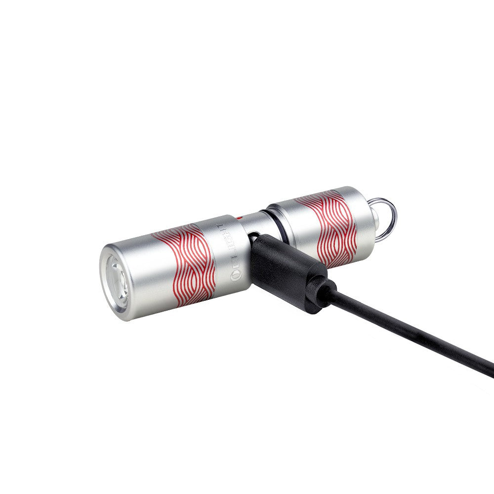USB-C Rechargeable Keychain Flashlight 180 Lumens - Compact LED Torch