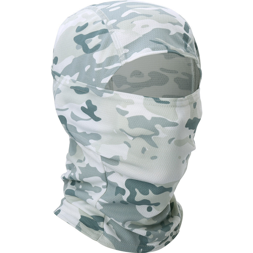 Full Face Mask UV Protection Balaclava Windproof Tactical Camo Hood