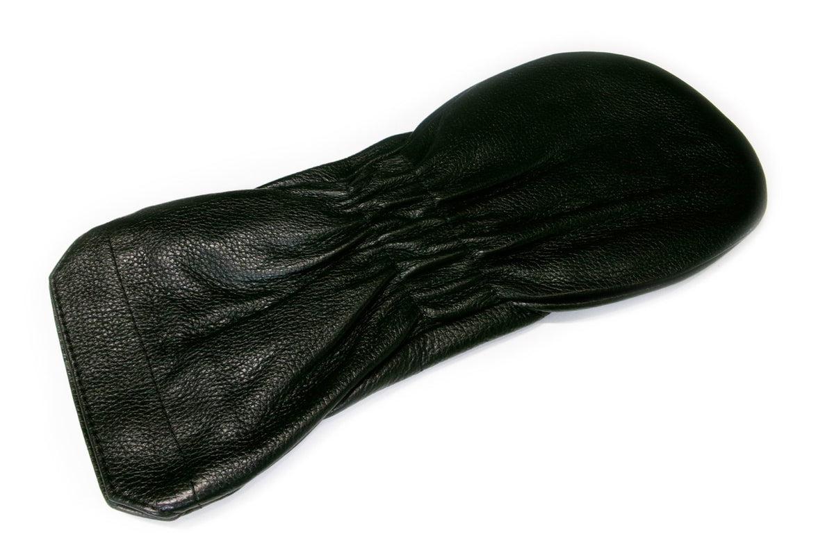 Golf Driver Headcover with Genuine Leather & Embroidered Design