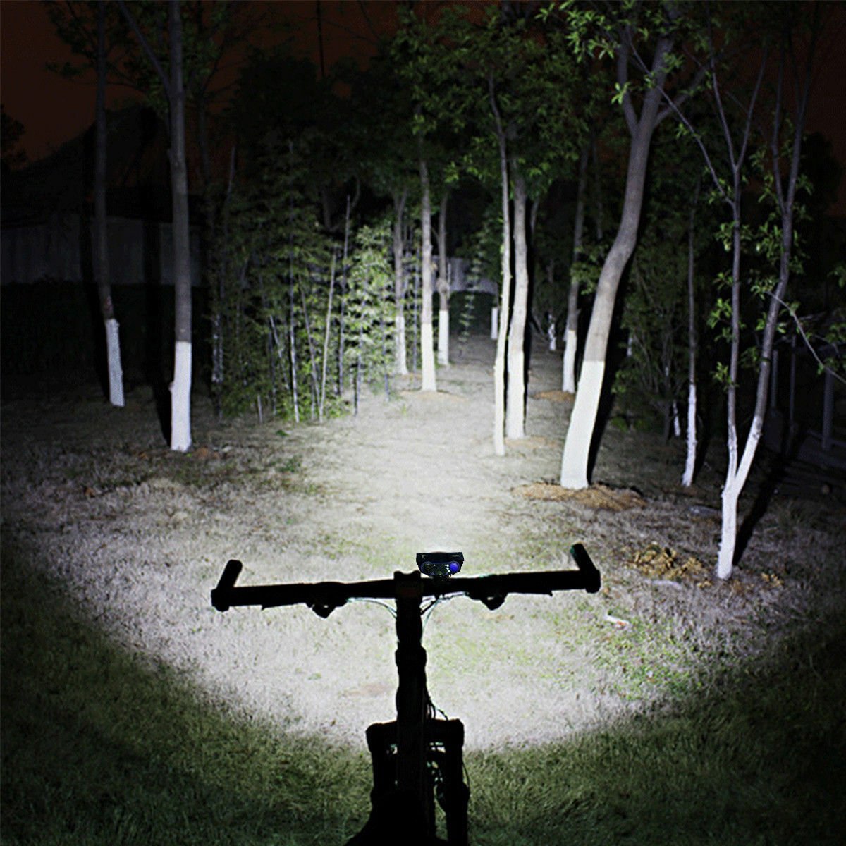 LED Bicycle Headlight Set 1500 Lumens Waterproof Head Lamp Torch for Cycling