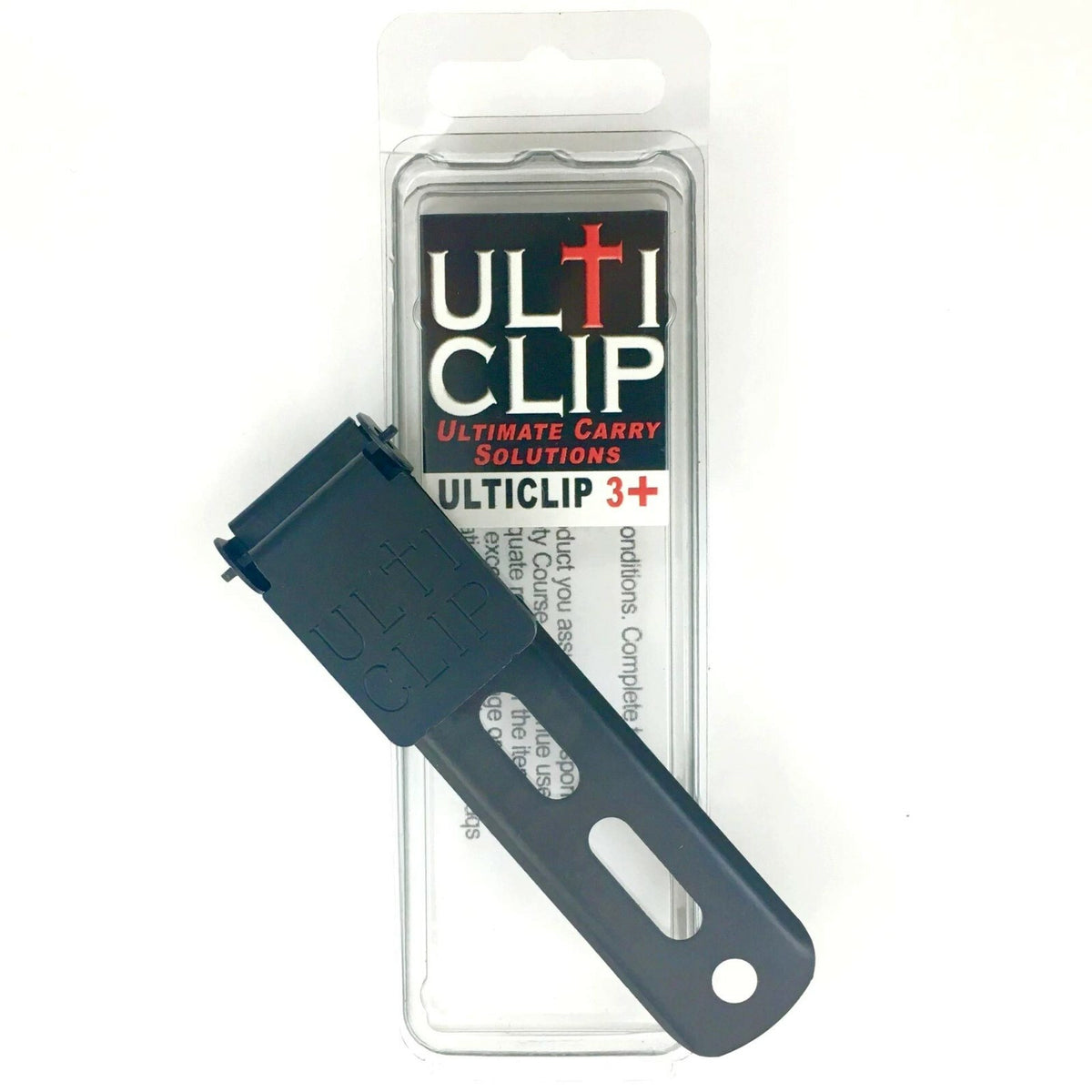 Ulticlip 3+ Belt-Less Holster Clip - Secure, Corrosion-Resistant, Multi-Hole Mounting