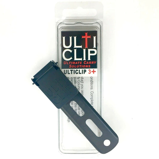 Ulticlip 3+ Belt-Less Holster Clip - Secure, Corrosion-Resistant, Multi-Hole Mounting