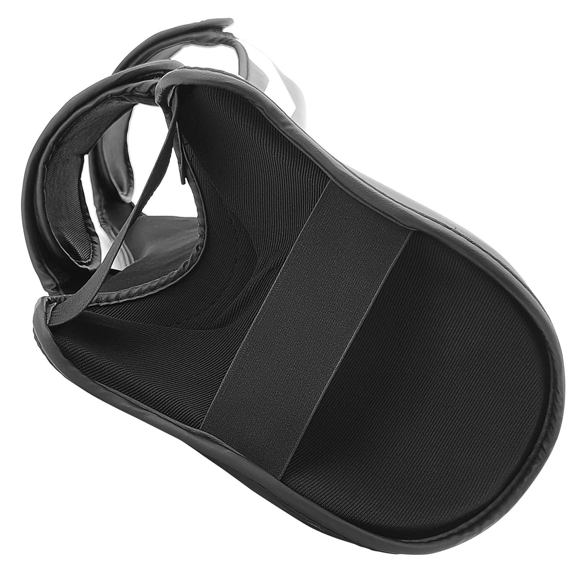 Martial Arts Shin Guards - Muay Thai Kickboxing Padded Protective Gear Medium Black