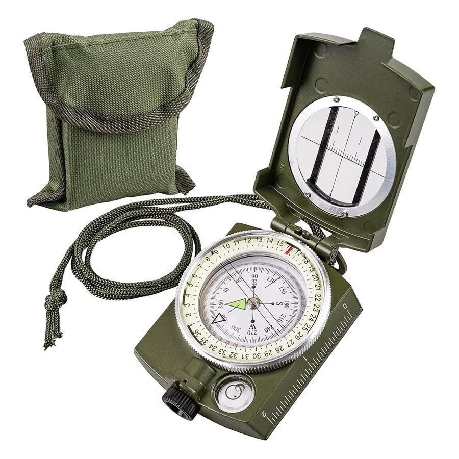 Military Compass AF-4580 Waterproof Lensatic Navigation for Camping Hiking