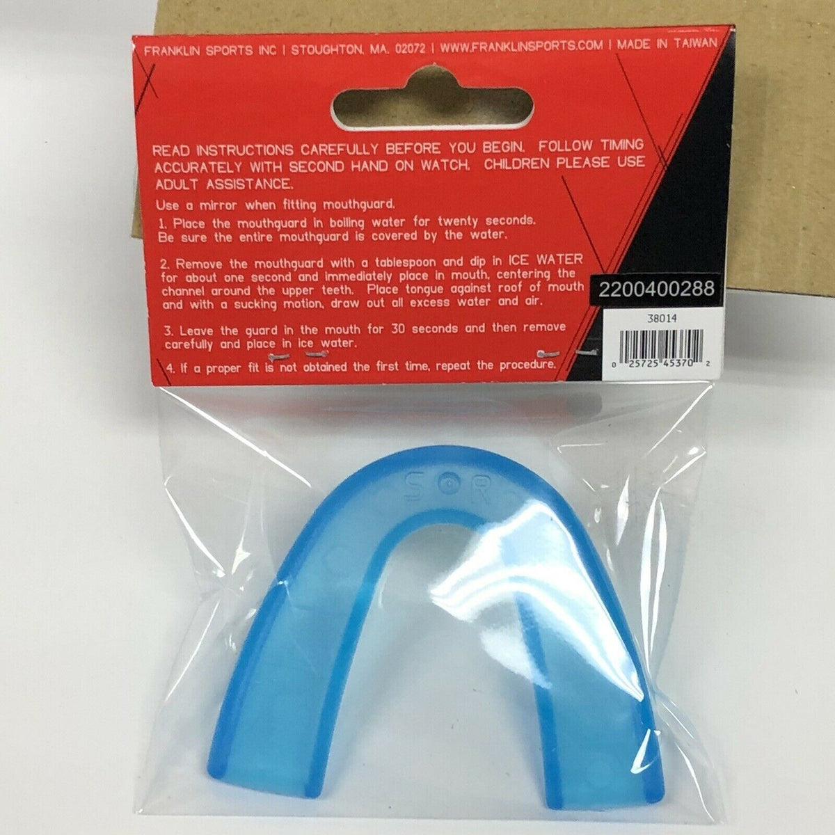Adult Mouthguards Boil & Bite Unisex No Strap 12 Pack - Sports Protective Gear