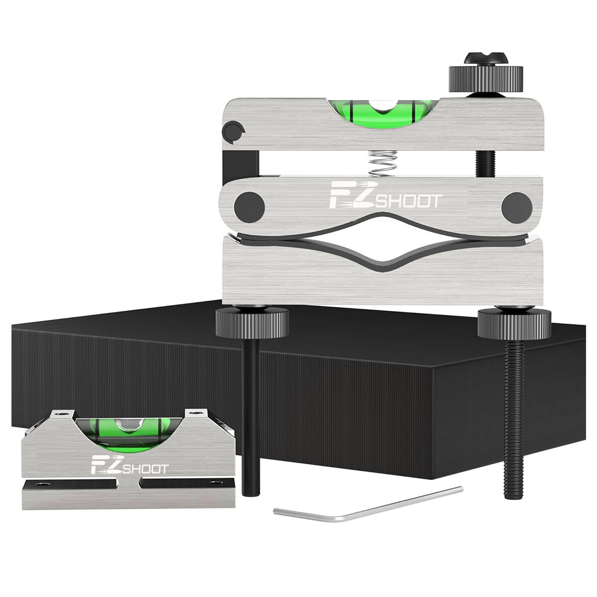 Scope Crosshair Leveling Kit for Rifle & Optics Alignment - Aluminum Precision Tool