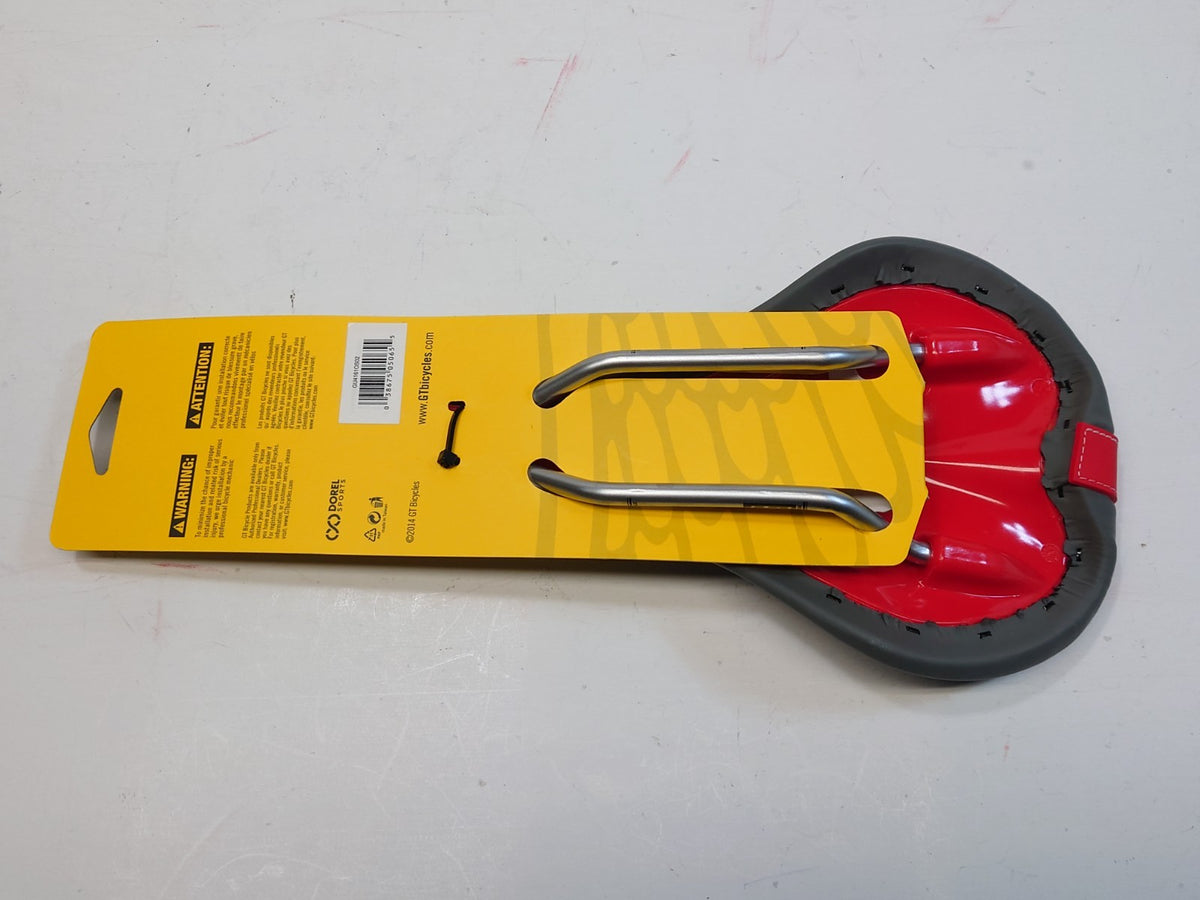 Gray Mountain Bike Seat - Comfortable Bicycle Saddle for GT Bicycles