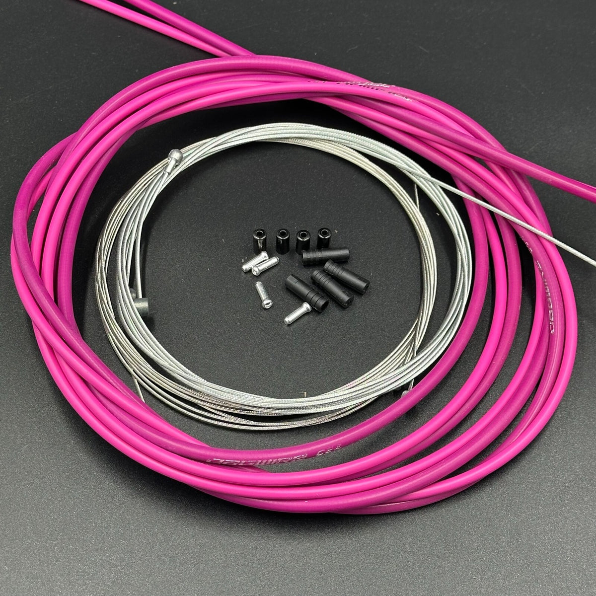 Bicycle Shift and Brake Cable Kit - Universal MTB & Road Bike Cables, Housing, Ferrules