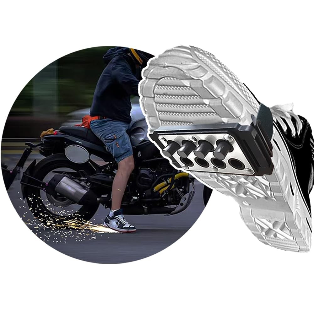 Reusable Motorcycle Bicycle Skateboard Spark Shoe Covers - Cool Effect
