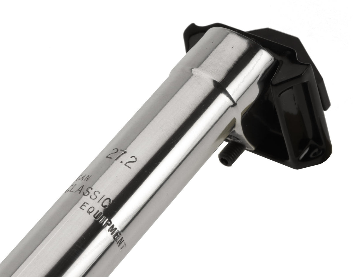 Cycling Alloy Seatpost 27.2mm x 270mm with 25mm Offset Silver