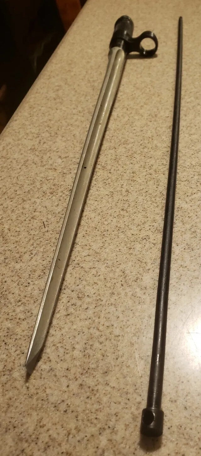 Unbranded Rifle Spike Bayonet & Cleaning Rod for SKS Rifles