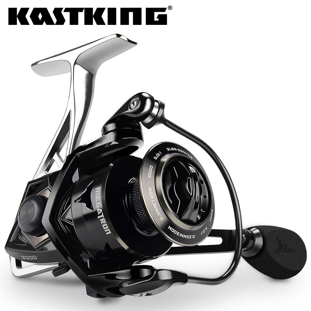 Saltwater Spinning Reel Over 30LB Carbon Drag for Freshwater & Saltwater Fishing