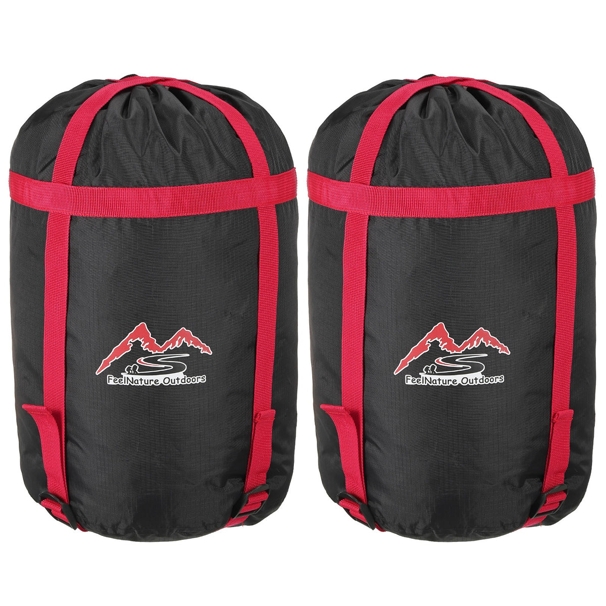 Waterproof Compression Sack for Sleeping Bag Clothes & Gear - S Size, 2 Pack
