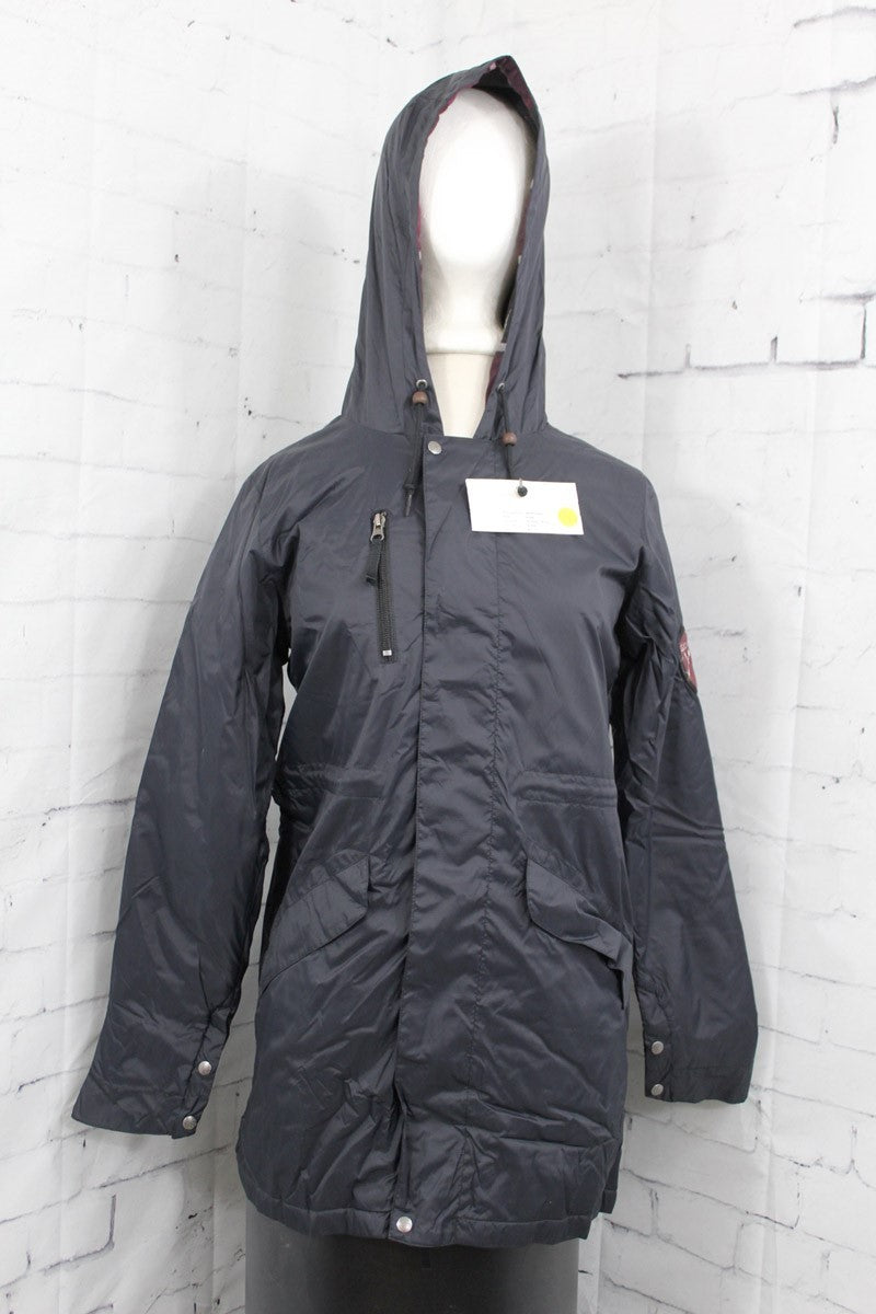 Women's Snow Jacket with Water-Resistant Shell & Insulation - Black, Medium
