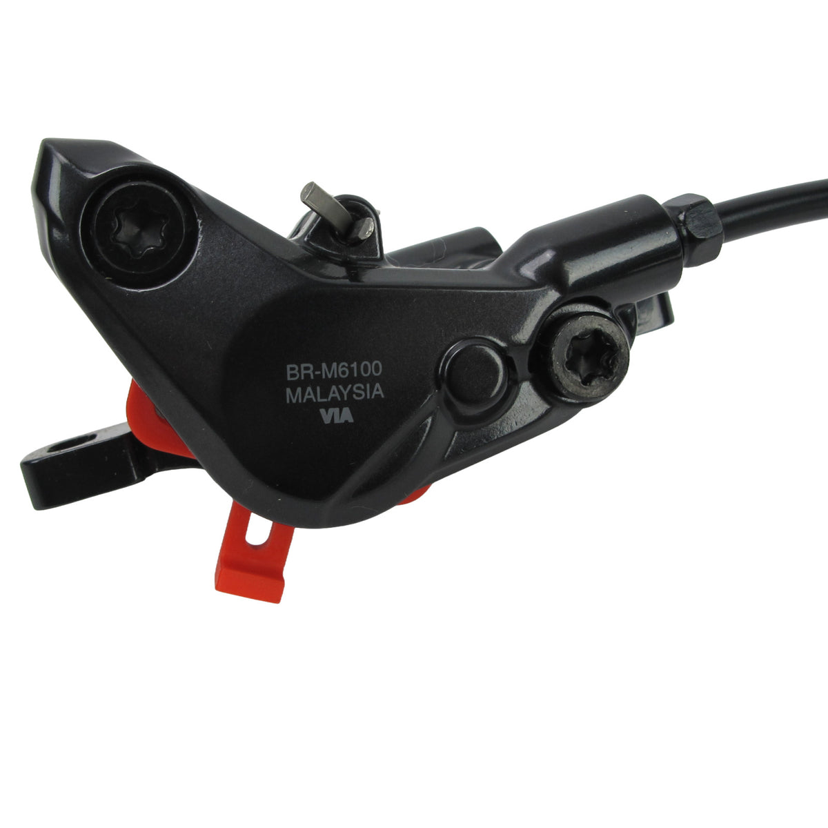 Shimano Deore M6100 Hydraulic Disc Brake Set Front Rear 2 Piston Resin Pads