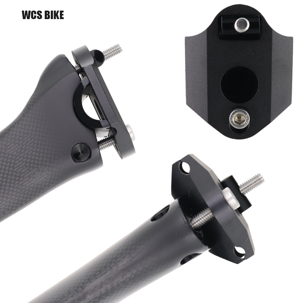 Carbon Fiber Bicycle Seatpost 340mm for F12 F8 F10 GAN K8 K10 Models - 0mm Offset
