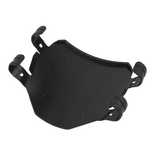 Universal Black Number Plate with Zip Ties for Electric Bikes and Mountain Bikes