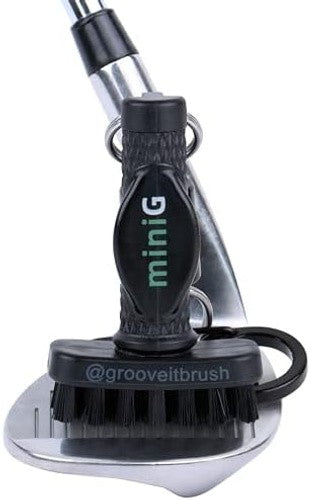 Golf Club Groove Cleaner Brush with Magnetic Attachment - Nylon Bristles