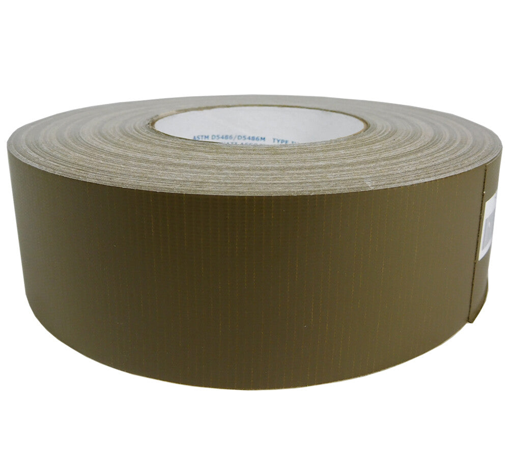 Military-Grade Waterproof Duct Tape 2in x 60yd Olive Drab 12 Mil USGI