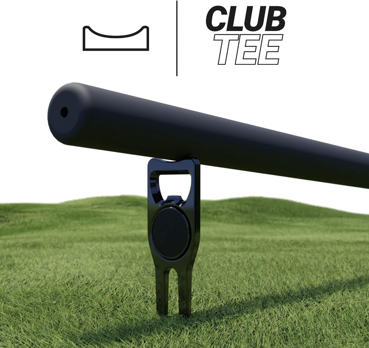 Golf Divot Repair Tool 6-in-1 Multifunction with Ball Marker & Groove Cleaner