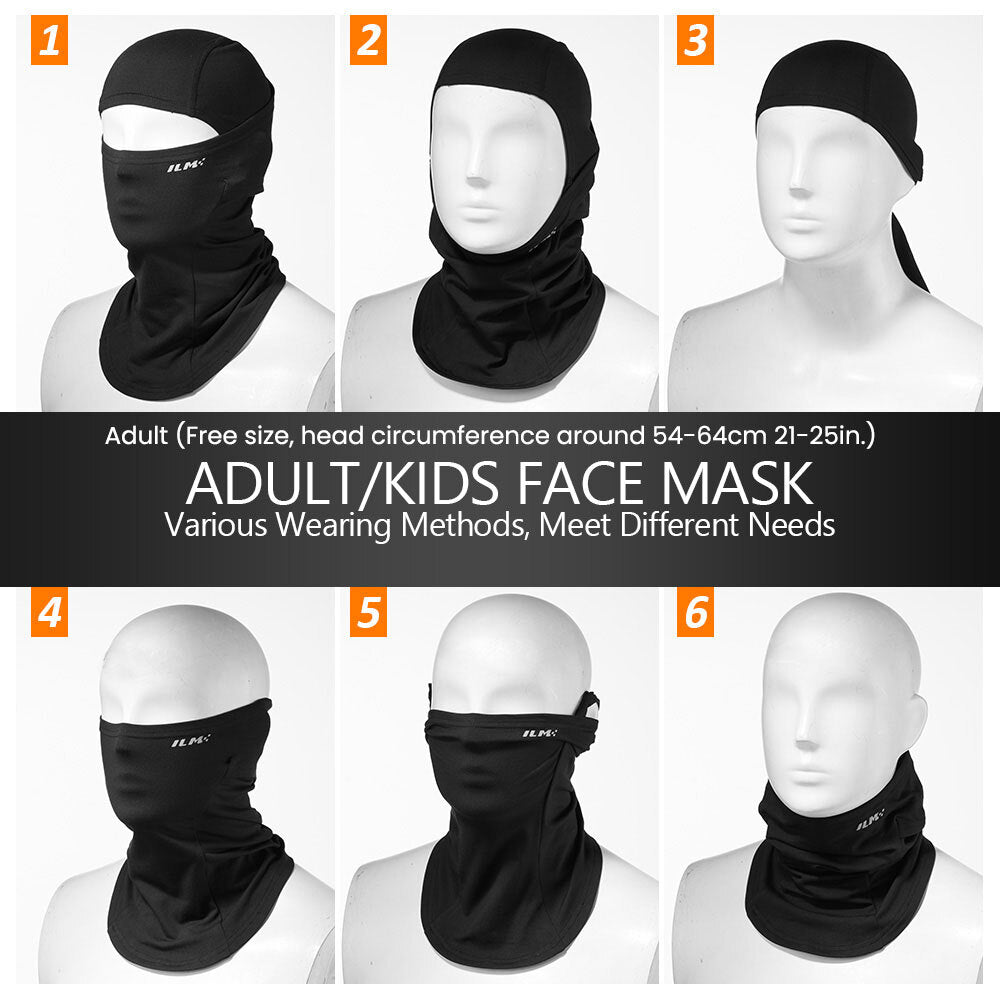 Adult Motorcycle Balaclava Face Mask Ski Mask Open Design for Men Women