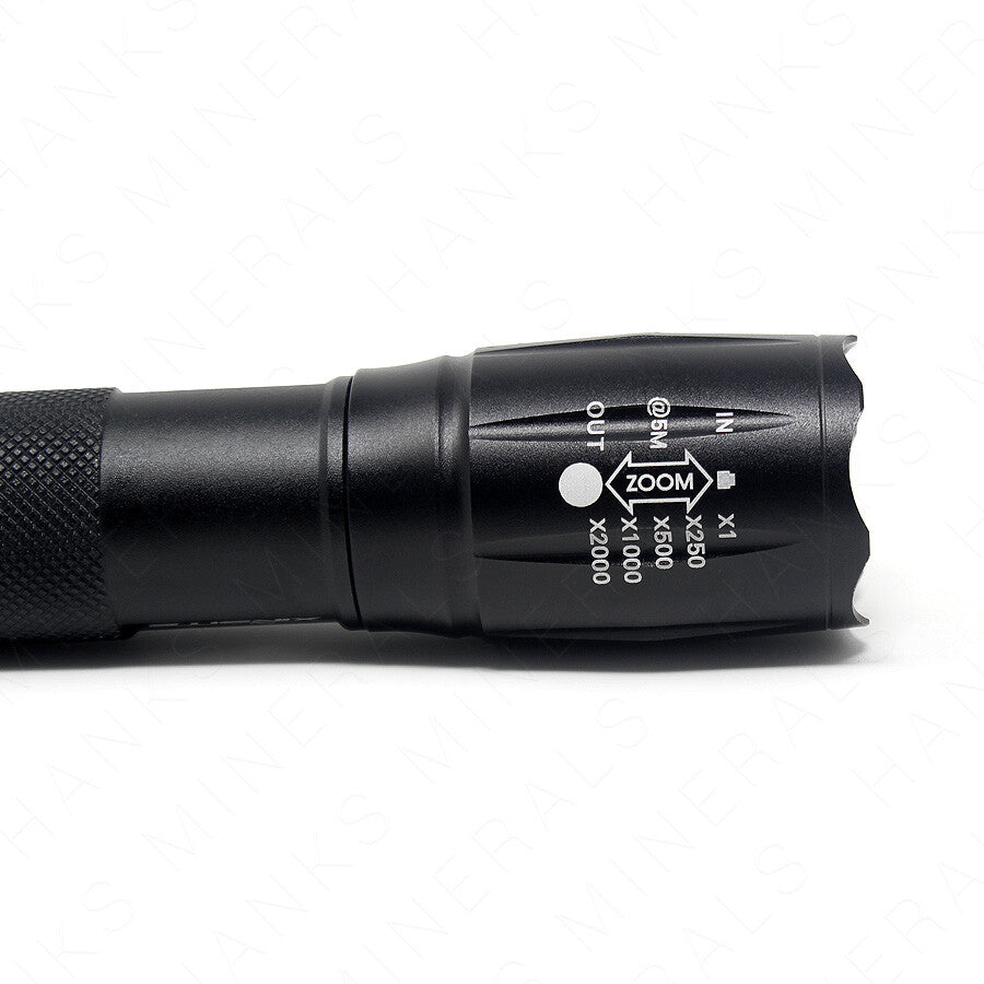 3-Pack Tactical LED Flashlight with 5 Modes Zoomable High Power AAA