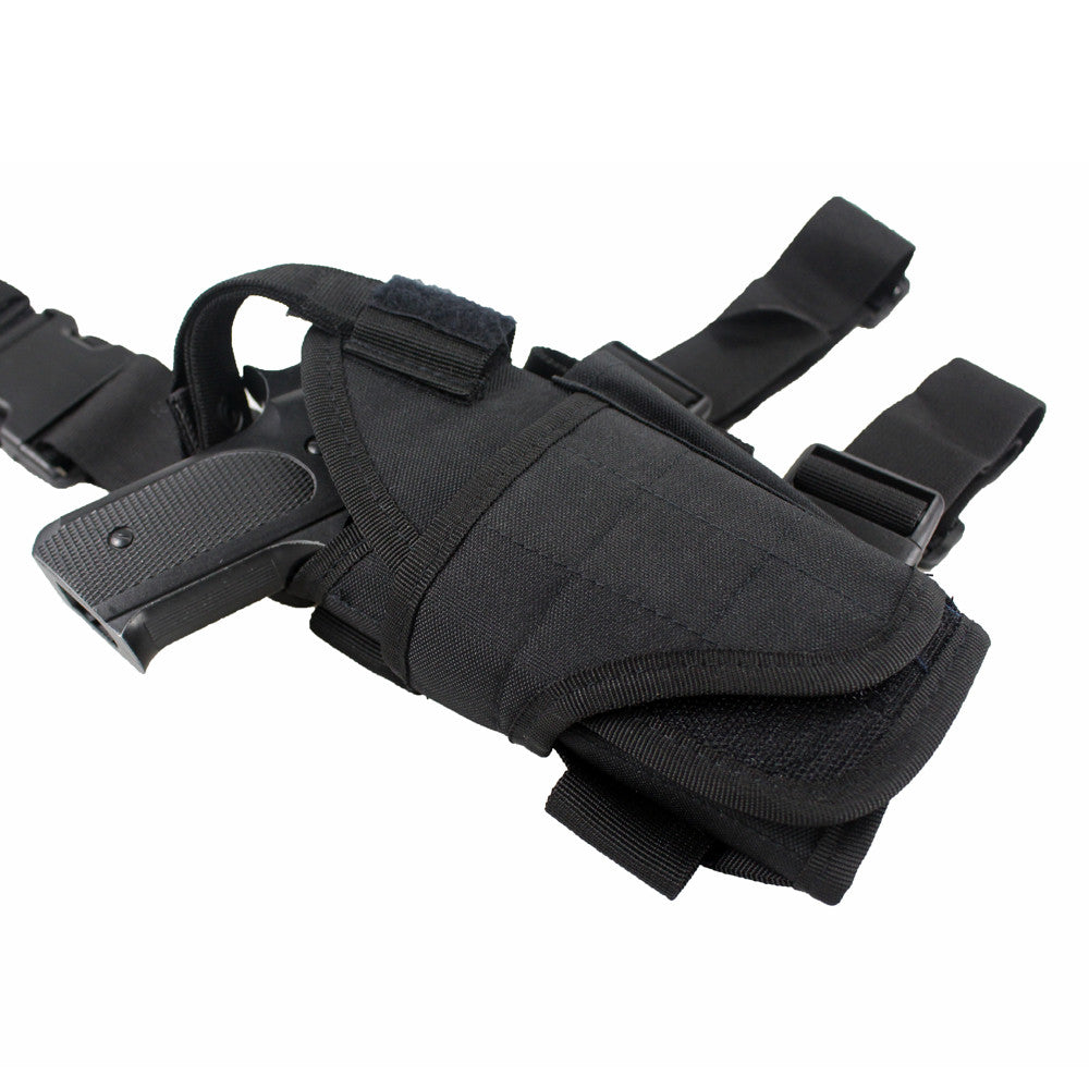 Tactical Drop Leg Holster for Pistol Adjustable Thigh Gun Holster Black