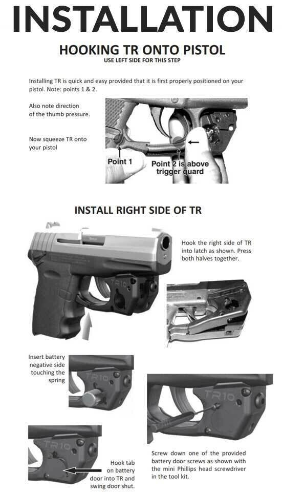 Green for Ruger LCP Gen 1 - Instant Activation, Human Touch Technology