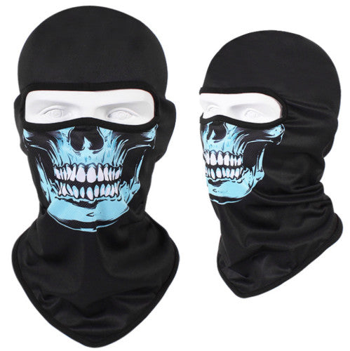 Unisex Skull Ski Mask Balaclava Ghost Bandana Full Face Mask for Outdoor Activities