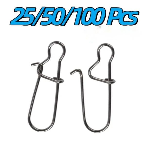 Fishing Snaps Clips Set - Quick Locking Saltwater DuoLock for Lures & Rigs