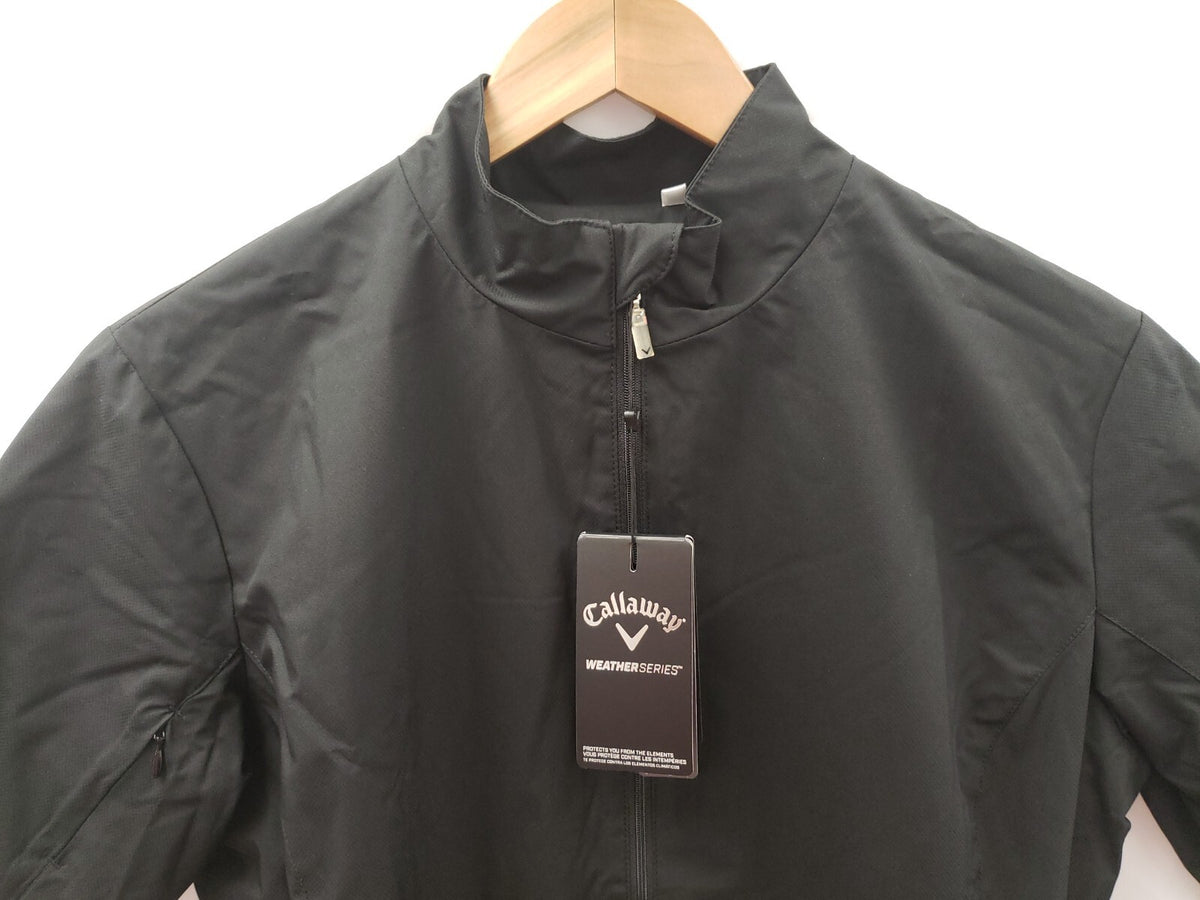 Women's Full Zip Windbreaker Jacket - Water Resistant Golf Outerwear