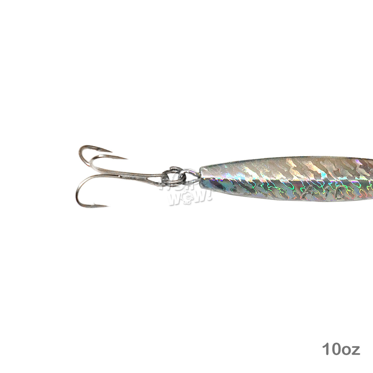 10pcs 10oz Fishing Diamond Jig with Treble Hook - Saltwater Lure