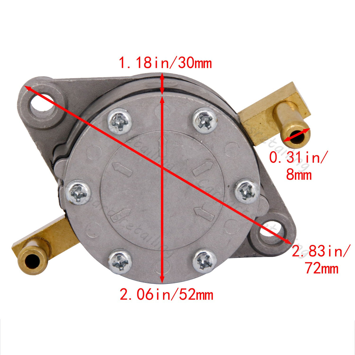 Fuel Pump for EZGO Marathon 2-Cycle Golf Cart 1982-1988 High-Quality Aftermarket Part